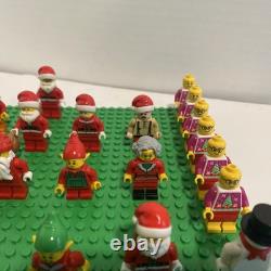 (LOT OF 33)Lego Christmas SANTA CLAUS MINIFIGURE And More