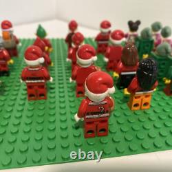 (LOT OF 33)Lego Christmas SANTA CLAUS MINIFIGURE And More
