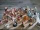 Lot Of 33 Vintage Vtg Santa Claus Figures Snowmen And Bears/ Merry Christmas