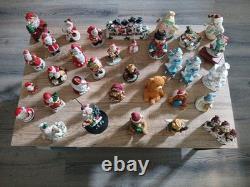 LOT of 33 Vintage VTG Santa Claus Figures Snowmen And Bears/ Merry Christmas