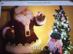 LYNN WEST DESIGNS, Christmas, Santa Claus and Herbie the Elf Large Diorama LTD