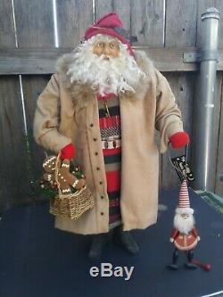 Large 24 Handmade Santa Claus by House of Hatten & Artist Dee Gann