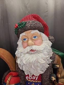 Large Jaimy Alpine Santa Clause Sculpture 36 Tall #344329 Christmas Display