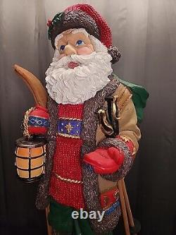 Large Jaimy Alpine Santa Clause Sculpture 36 Tall #344329 Christmas Display