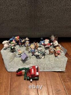 Large Lot Of Rudolph Red Nosed Reindeer Figures