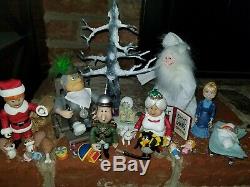Large Lot of Rare Rankin Bass Memory Lane Santa Claus is Coming to Town Figures