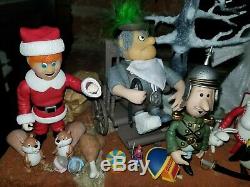 Large Lot of Rare Rankin Bass Memory Lane Santa Claus is Coming to Town Figures