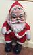Large Rushton Santa Claus, Vintage Rubber Face Standing Doll, Christmas Plush