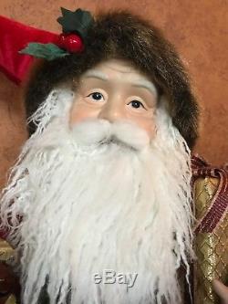 Large Santa Claus 37 Tall Christmas Figure Gifts Statue