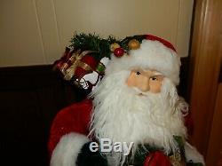 Large Santa Claus Figure Saks Fifth Avenue 27 Gorgeous! New