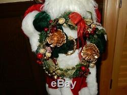 Large Santa Claus Figure Saks Fifth Avenue 27 Gorgeous! New