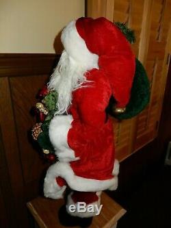 Large Santa Claus Figure Saks Fifth Avenue 27 Gorgeous! New