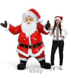 Large Santa Claus Statue Santa Decor Christmas Decoration Indoor Outdoor