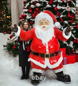 Large Santa Claus Statue Santa Decor Christmas Decoration Indoor Outdoor