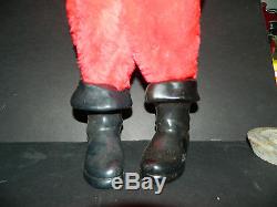 Large Vintage 29 Santa Claus Figure Store Display Black Boots