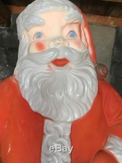 Large Vintage 62 Santa Claus Blow Mold Yard Decoration Christmas Empire Union