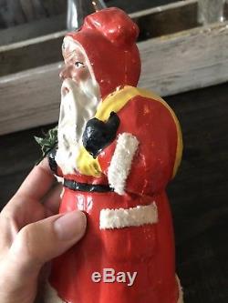 Large Vintage Antique Pre-WWII German Santa Claus Candy Container Belsnickel