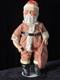 Large Antique Jointed Composition Santa Claus Doll Figure Molded Beard Boots 19