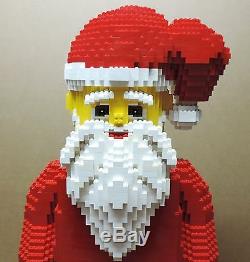 Lego Figura Exclusiva Estatua Papa Noel Gigante Grande Santa Claus Giant 86 CM