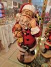 Lepi Santa Claus Hand Carved Hand Painted Italy 10.5 Kh