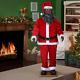 Life Size Animated Dancing African American/black Santa Claus By Gemmy New