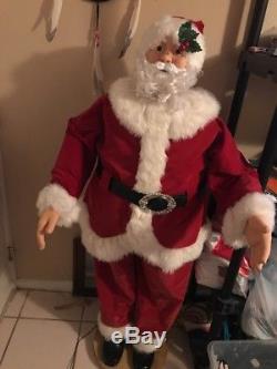 Life Size Dancing Singing Animated Santa Claus figure