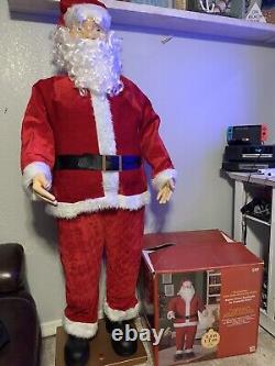 Life Size Santa Claus 5 ft 8in Animated Singing Dancing Christmas Holiday Decor