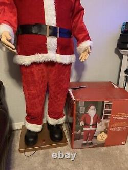 Life Size Santa Claus 5 ft 8in Animated Singing Dancing Christmas Holiday Decor