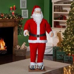 Life Size Santa Claus Animated Dancing Sound 6-Feet Christmas Decor
