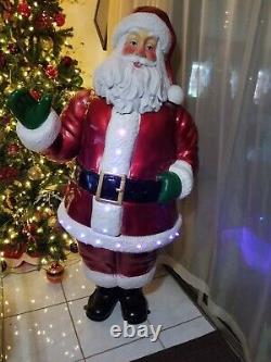 Life-Size Santa Claus LED Lighted & Musical 63