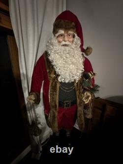 Life Size Vintage Santa Claus 6.5 ft Collectible Holiday Figure Rare Piece
