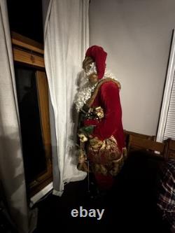 Life Size Vintage Santa Claus 6.5 ft Collectible Holiday Figure Rare Piece