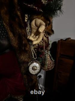 Life Size Vintage Santa Claus 6.5 ft Collectible Holiday Figure Rare Piece