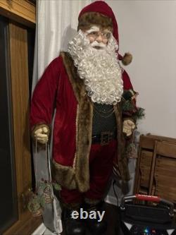 Life Size Vintage Santa Claus 6.5 ft Collectible Holiday Figure Rare Piece