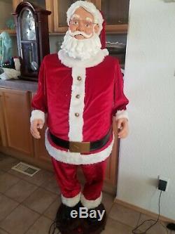 Life size Gemmy 5' SANTA CLAUS Animated Singing Dancing CHRISTMAS SONGS
