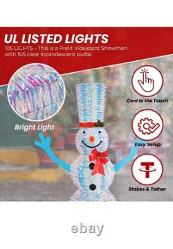 Light Up Snowman Figure 105 Light 6ft Gorgeous Christmas Decor
