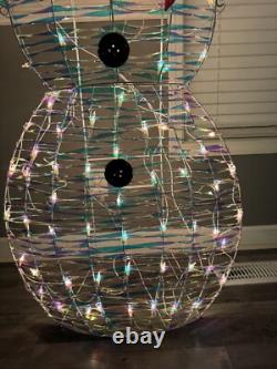 Light Up Snowman Figure 105 Light 6ft Gorgeous Christmas Decor