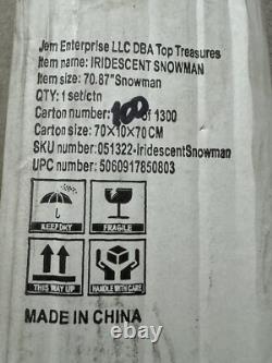 Light Up Snowman Figure 105 Light 6ft Gorgeous Christmas Decor