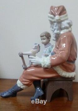 Lladro A SPECIAL TOY Santa Claus & Boy Saint Nicholas 5971 Retailed @ $950