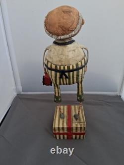 Lori Mitchell 11.5 Santa Claus Toy Maker Folk Art Figurine Christmas Figure Htf
