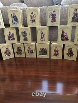 Lot (35X) International Santa Claus Collection Figurines -Orig Boxes