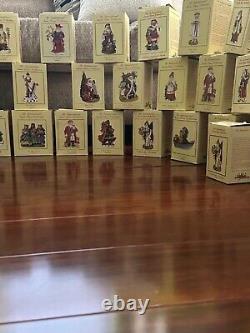 Lot (35X) International Santa Claus Collection Figurines -Orig Boxes