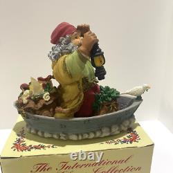 Lot of 13 Santa Figurines From The International Santa Collection Christmas