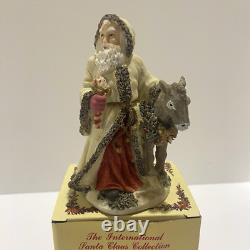 Lot of 13 Santa Figurines From The International Santa Collection Christmas