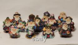 (Lot of 13) VTG Crinkle Claus Collectible Figurines (Lot of 13) VTG Crinkle Claus Collectible Figurines