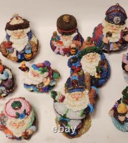 (Lot of 13) VTG Crinkle Claus Collectible Figurines (Lot of 13) VTG Crinkle Claus Collectible Figurines