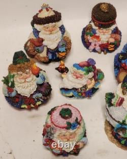 (Lot of 13) VTG Crinkle Claus Collectible Figurines (Lot of 13) VTG Crinkle Claus Collectible Figurines