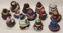 (Lot of 13) VTG Crinkle Claus Collectible Figurines (Lot of 13) VTG Crinkle Claus Collectible Figurines