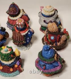 (Lot of 13) VTG Crinkle Claus Collectible Figurines (Lot of 13) VTG Crinkle Claus Collectible Figurines