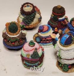 (Lot of 13) VTG Crinkle Claus Collectible Figurines (Lot of 13) VTG Crinkle Claus Collectible Figurines